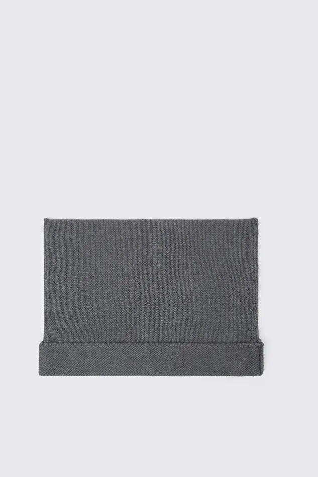 Knit Men Camper Knit Hat Gray Melange Knit Hat One Size Knit Men Camper Knit Hat Gray Melange Knit Hat One Size