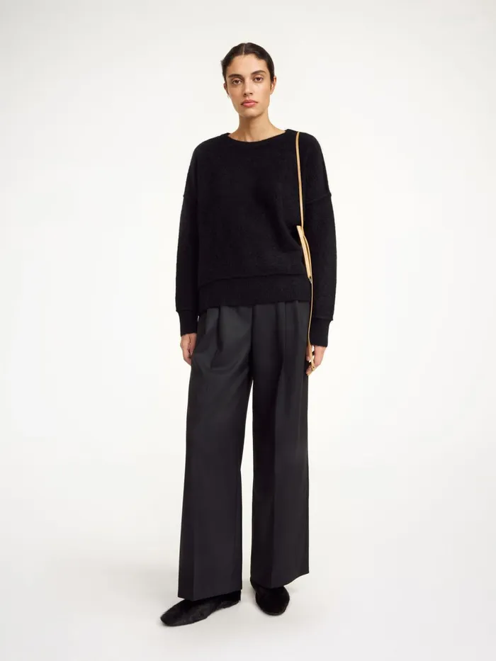 Knitwear Women By Malene Birger Biagiorms Sweater Black