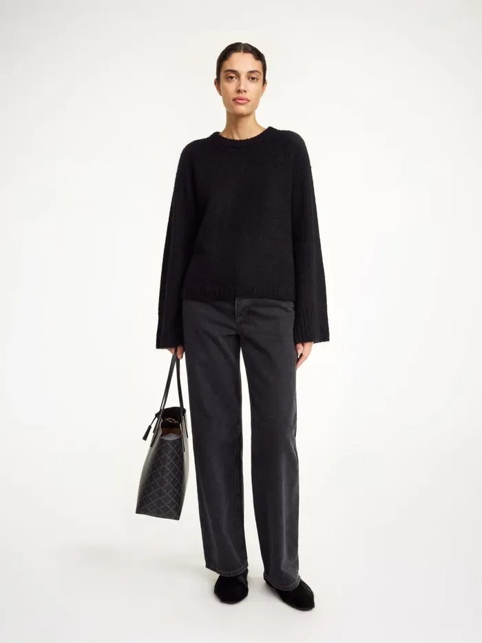 Knitwear Women By Malene Birger Cierra Sweater Black