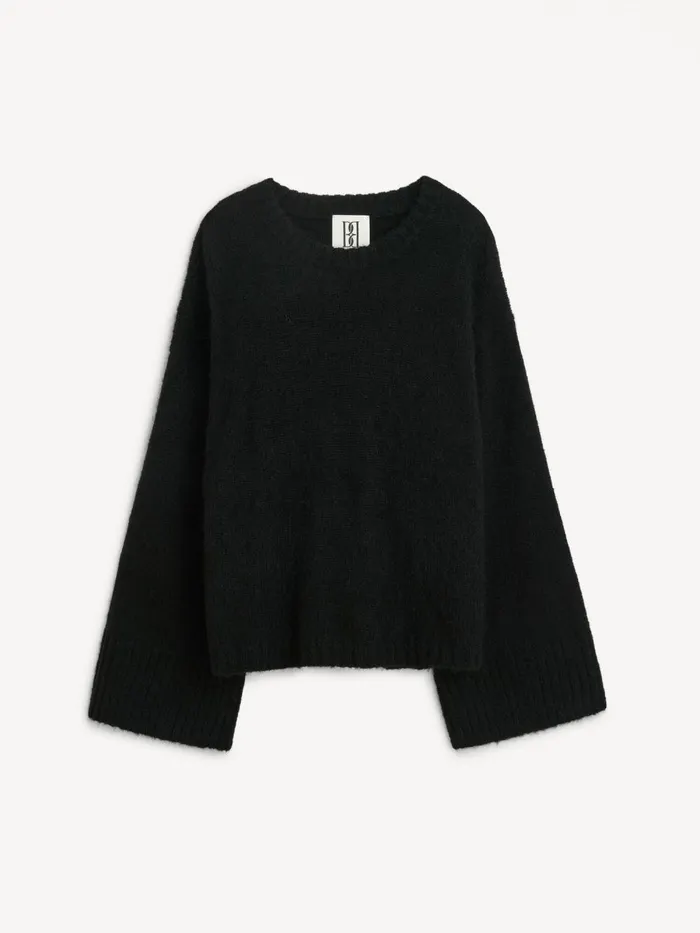 Knitwear Women By Malene Birger Cierra Sweater Black Knitwear Women By Malene Birger Cierra Sweater Black