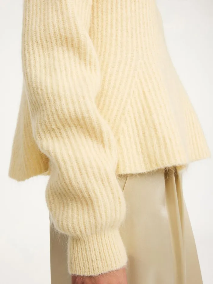 Knitwear Women By Malene Birger Cova Sweater Sea Mist Knitwear Women By Malene Birger Cova Sweater Sea Mist