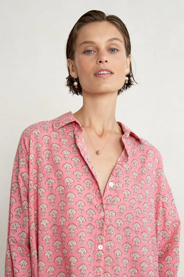 Krista Dress Begonia Pink Women Chan Luu Dresses