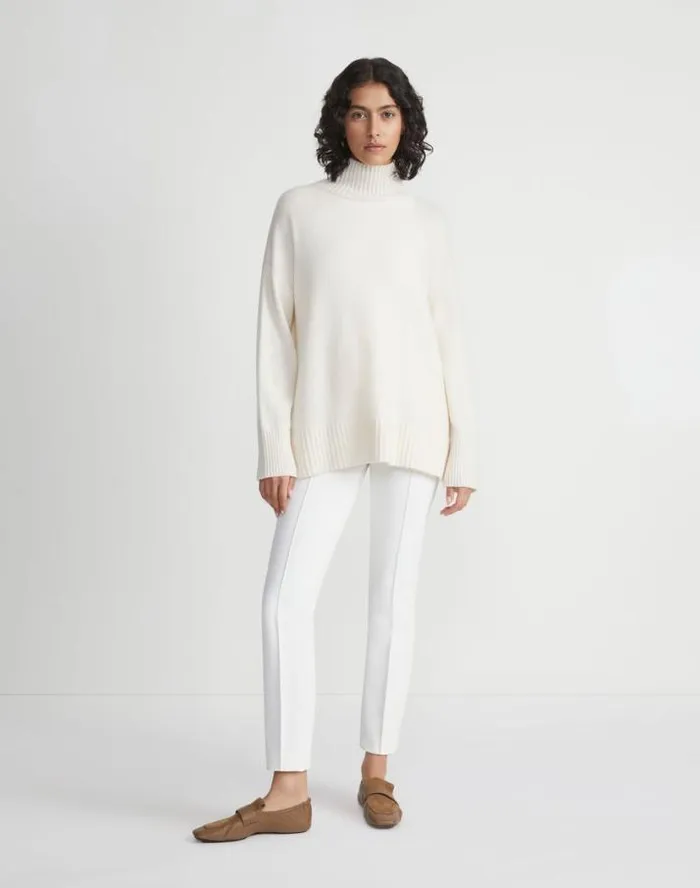 Lafayette 148 New York Acclaimed Stretch Gramercy Pant Black Ready To Wear Pants and Shorts