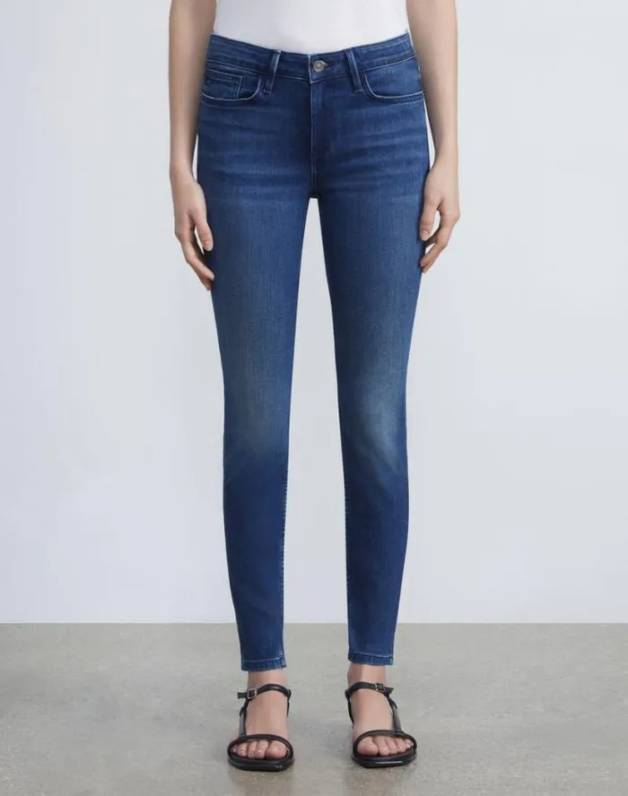 Lafayette 148 New York L148 Denim Mercer Skinny Jean Empire Indigo Ready To Wear Pants and Shorts