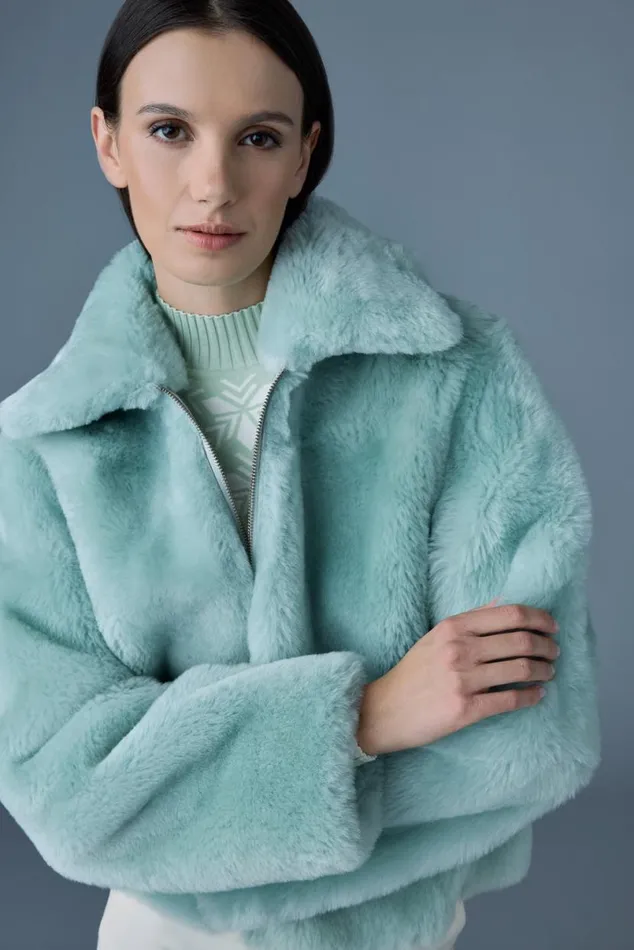 Leather Jackets Women Mackage BETTY 2in1 Reversible Leather Shearling Jacket Silvermint Leather Jackets Women Mackage BETTY 2in1 Reversible Leather Shearling Jacket Silvermint