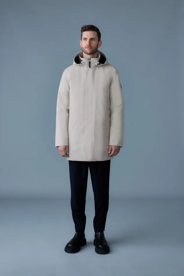Light Down Jackets Men Mackage ROLAND 2in1 Down Parka With Hood Black