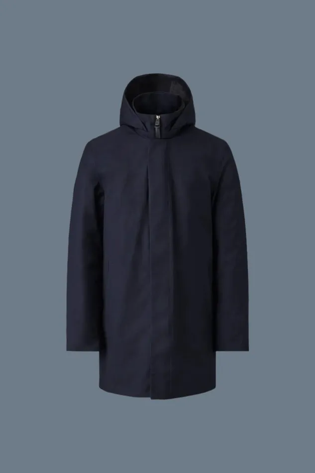 Light Down Jackets Men Mackage ROLAND 2in1 Down Parka With Hood Black