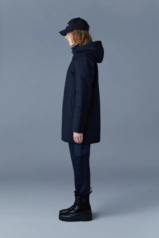 Light Down Jackets Men Mackage ROLAND 2in1 Down Parka With Hood Black
