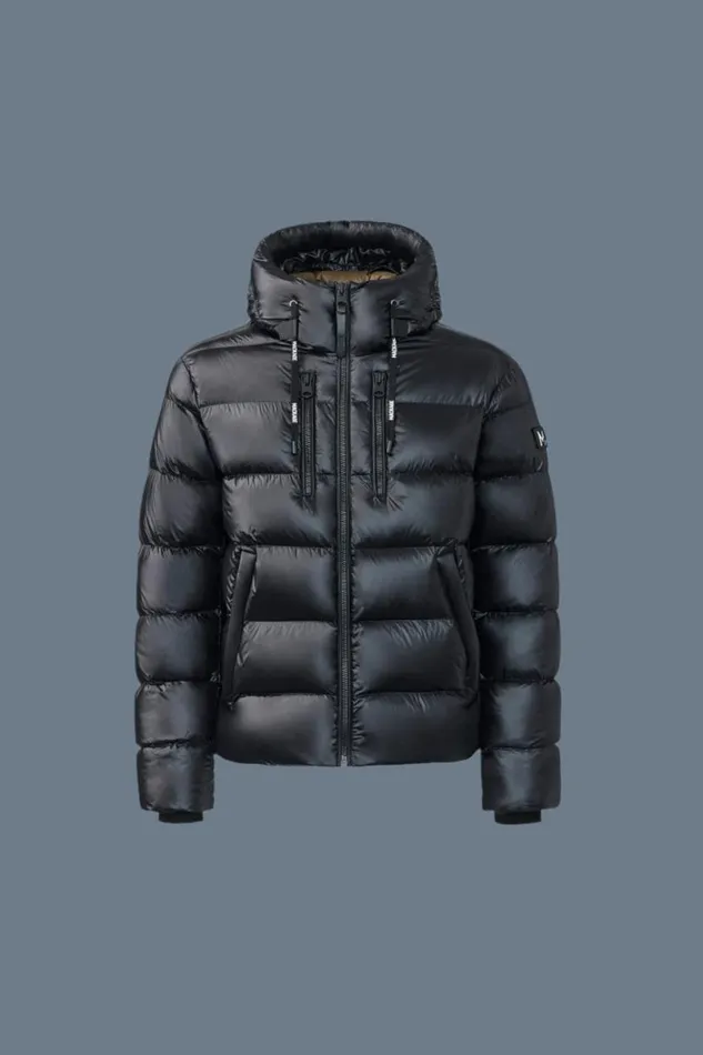 Light Down Jackets Men Mackage VICTOR Lustrous Light Down Jacket With Hood For Men Emerald Light Down Jackets Men Mackage VICTOR Lustrous Light Down Jacket With Hood For Men Emerald