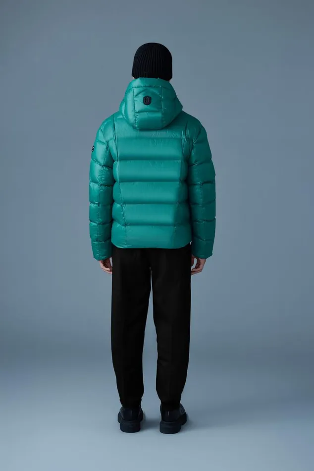 Light Down Jackets Men Mackage VICTOR Lustrous Light Down Jacket With Hood For Men Emerald Light Down Jackets Men Mackage VICTOR Lustrous Light Down Jacket With Hood For Men Emerald