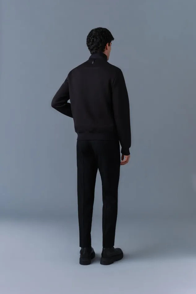 Light Jackets Men Mackage COLLINR Nano Down Mixed Media Bomber Jacket Garnet Light Jackets Men Mackage COLLINR Nano Down Mixed Media Bomber Jacket Garnet