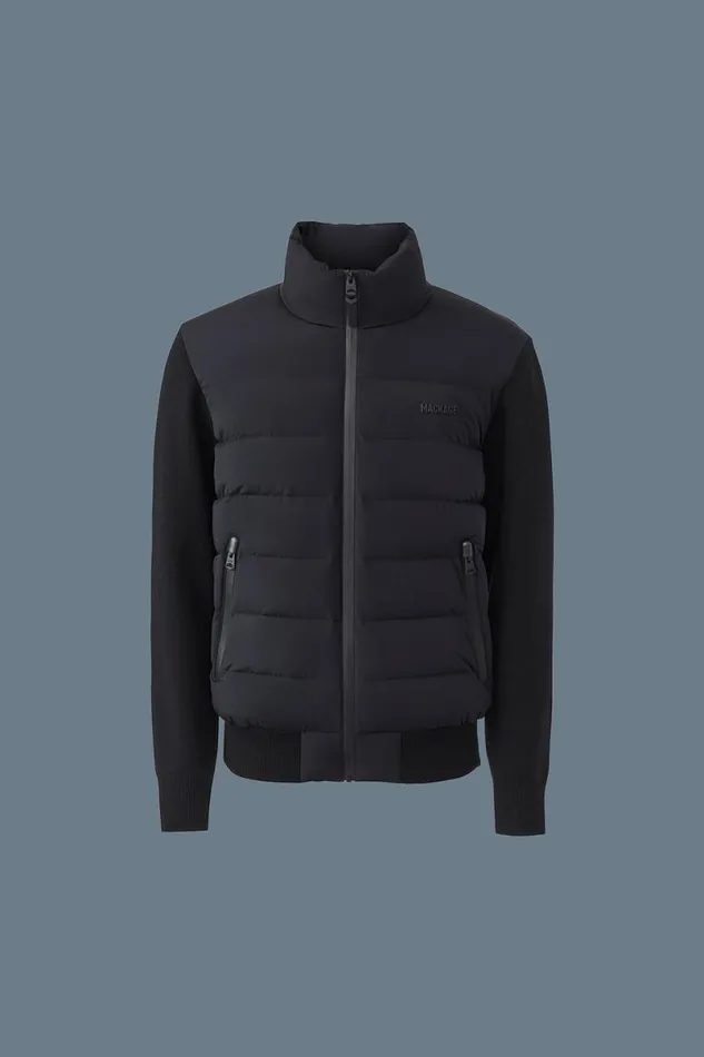 Light Jackets Men Mackage HANEYCITY Hybrid Light Down Jacket Light Military