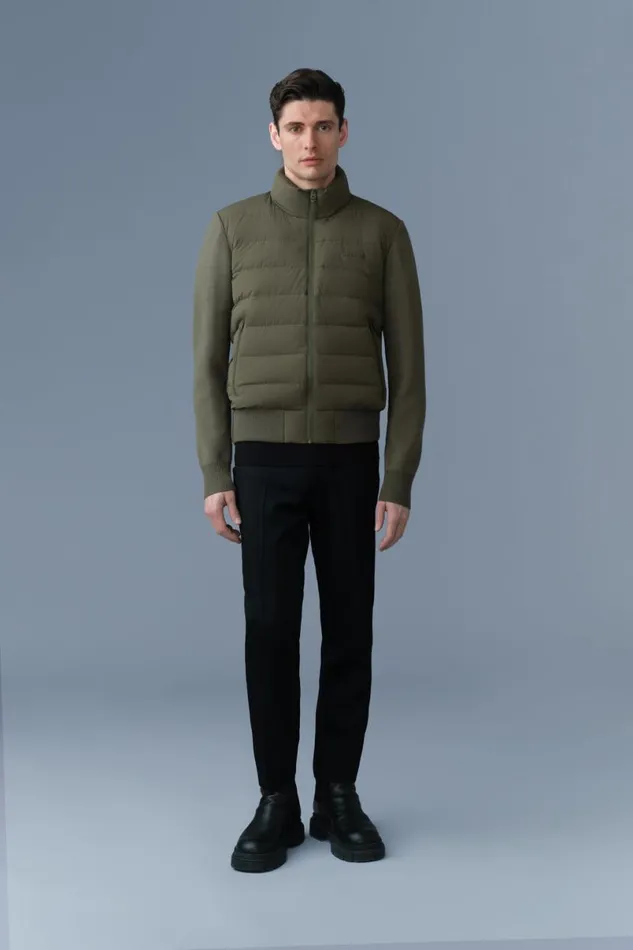 Light Jackets Men Mackage HANEYCITY Hybrid Light Down Jacket Light Military Light Jackets Men Mackage HANEYCITY Hybrid Light Down Jacket Light Military