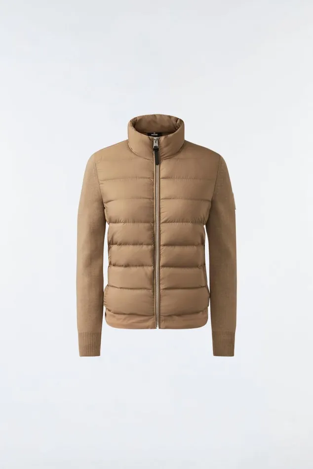 Light Jackets Women Mackage OCEANE Recycled Hybrid Jacket With Rib Knit Sleeves Black Light Jackets Women Mackage OCEANE Recycled Hybrid Jacket With Rib Knit Sleeves Black