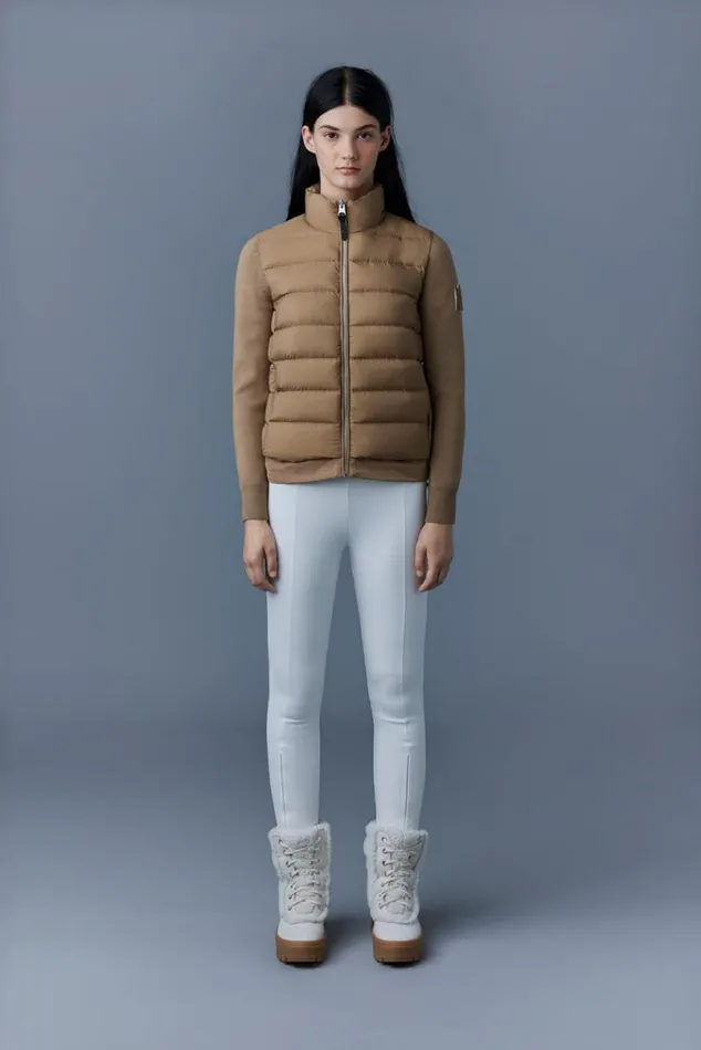 Light Jackets Women Mackage OCEANE Recycled Hybrid Jacket With Rib Knit Sleeves Black Light Jackets Women Mackage OCEANE Recycled Hybrid Jacket With Rib Knit Sleeves Black