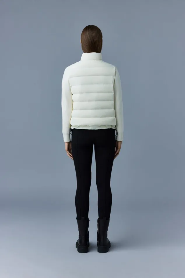 Light Jackets Women Mackage OCEANE Recycled Hybrid Jacket With Rib Knit Sleeves Black Light Jackets Women Mackage OCEANE Recycled Hybrid Jacket With Rib Knit Sleeves Black
