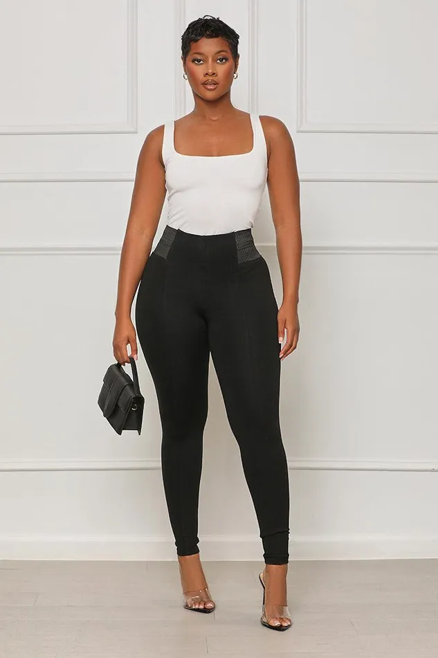 Lilly039s Kloset Bottoms Women Call It Even High Waisted Pants Black FINAL SALE