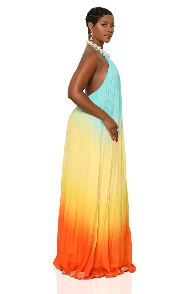 Lilly039s Kloset Dresses Women Aura Glow Ombre Maxi Dress