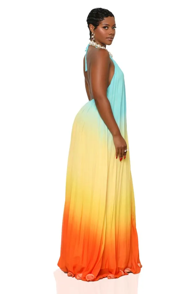 Lilly039s Kloset Dresses Women Aura Glow Ombre Maxi Dress
