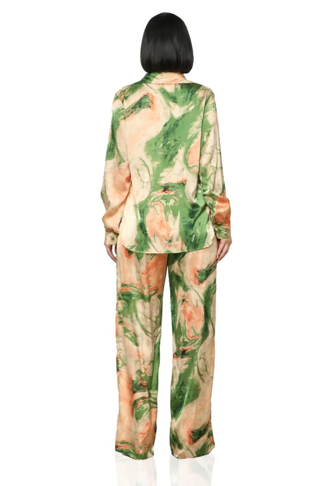 Lilly039s Kloset Sets Women Desert Nights Pants Set Green MultiFINAL SALE