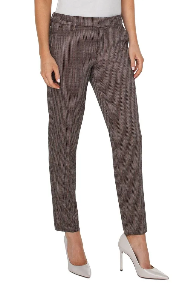 Liverpool Los Angeles KELSEY KNIT TROUSER Black Brick Jacquard Women TROUSERS