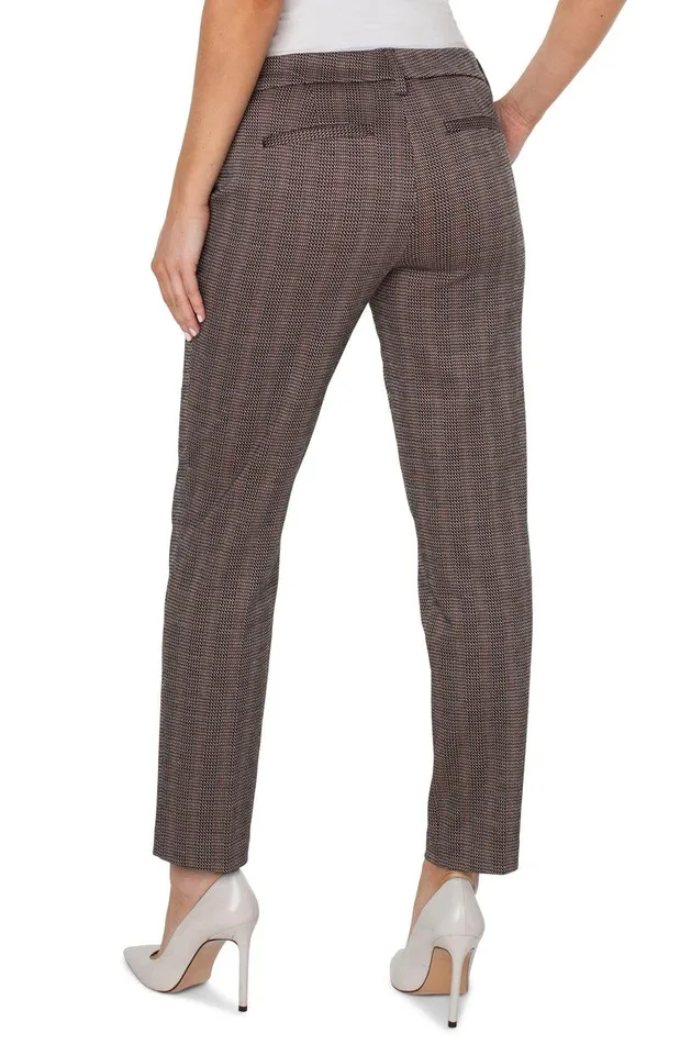 Liverpool Los Angeles KELSEY KNIT TROUSER Black Brick Jacquard Women TROUSERS