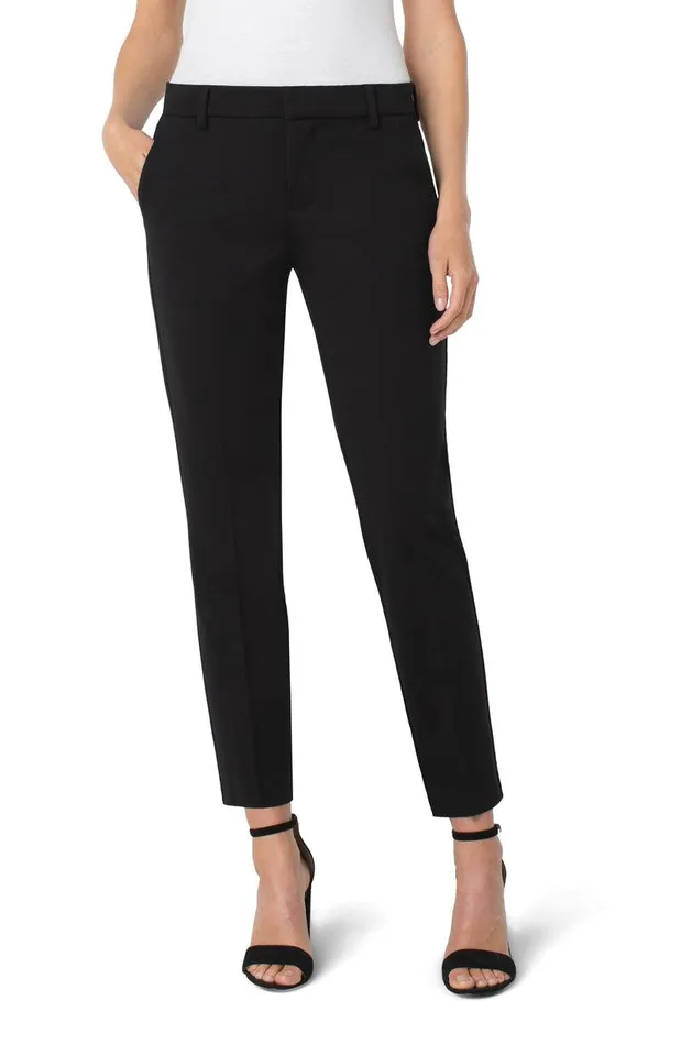 Liverpool Los Angeles KELSEY KNIT TROUSER SUPER STRETCH PONTE Black Women TROUSERS