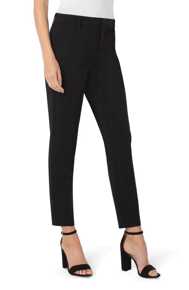 Liverpool Los Angeles KELSEY KNIT TROUSER SUPER STRETCH PONTE Black Women TROUSERS