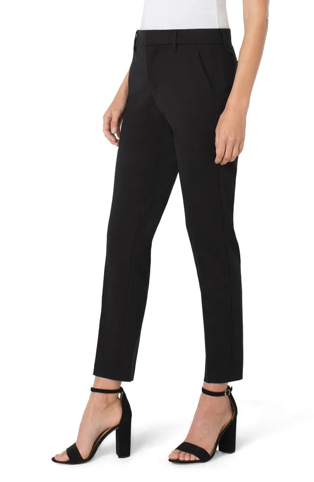 Liverpool Los Angeles KELSEY KNIT TROUSER SUPER STRETCH PONTE Black Women TROUSERS