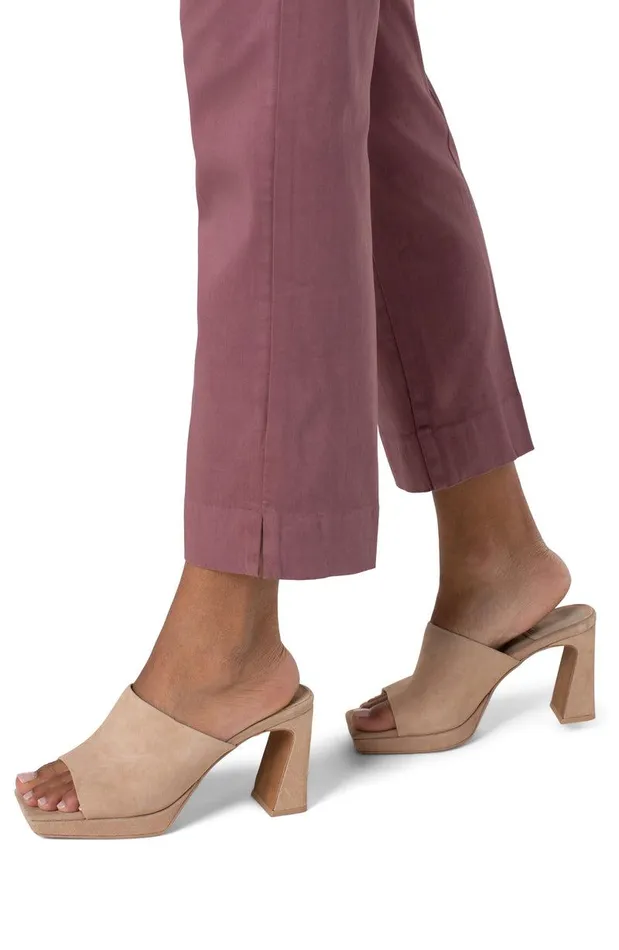 Liverpool Los Angeles KELSEY TROUSER WITH SIDE SLIT Victorian Mauve Women TROUSERS