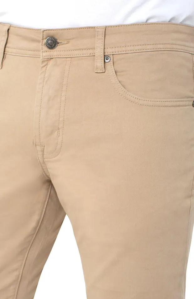Liverpool Los Angeles KINGSTON MODERN STRAIGHT PEACHED COLORED TWILL Khaki Men MODERN STRAIGHT