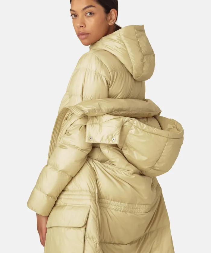Long Down Vest 8211 Olive Grass Outerwear Ilse Jacobsen All Jackets And Coats
