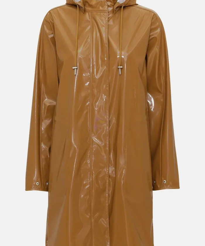 Long Raincoat 8211 Cashew Rainwear Ilse Jacobsen Raincoats