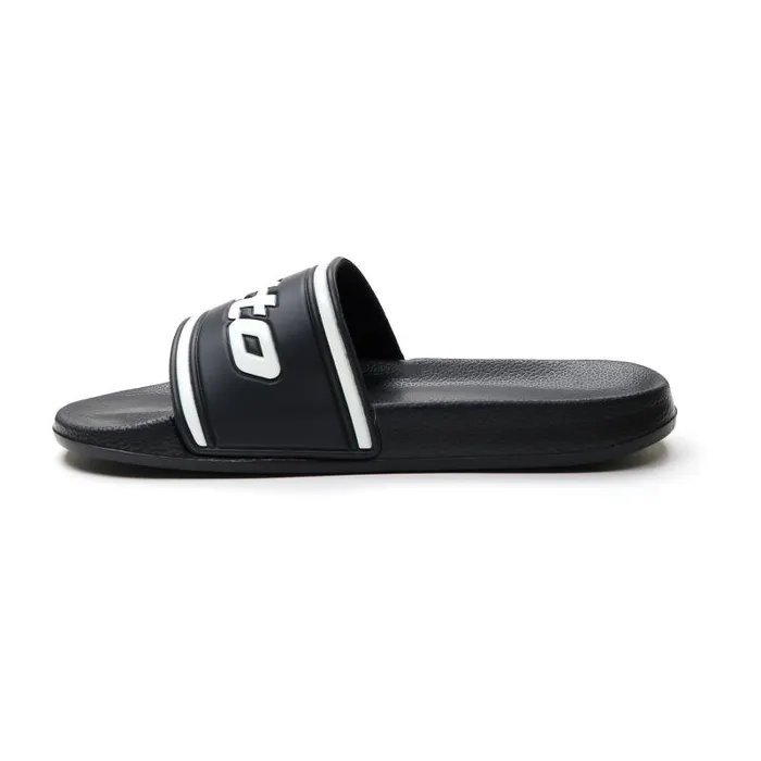 Lotto Sport Accessories ManWoman MIDWAY IV SLIDE All Blackall White Lotto Sport Accessories ManWoman MIDWAY IV SLIDE All Blackall White