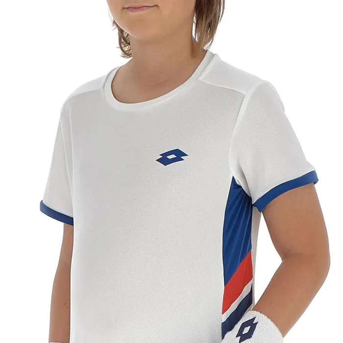 Lotto Sport Apparel ManWomanKids SQUADRA B III TEE Bright White