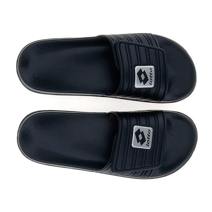 Lotto Sport FlipFlops And Slippers Man RICO STRAP II All Blacksilver Metal 2 Lotto Sport FlipFlops And Slippers Man RICO STRAP II All Blacksilver Metal 2