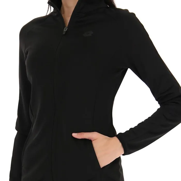 Lotto Sport Jackets Woman MSP W JACKET All Black Lotto Sport Jackets Woman MSP W JACKET All Black
