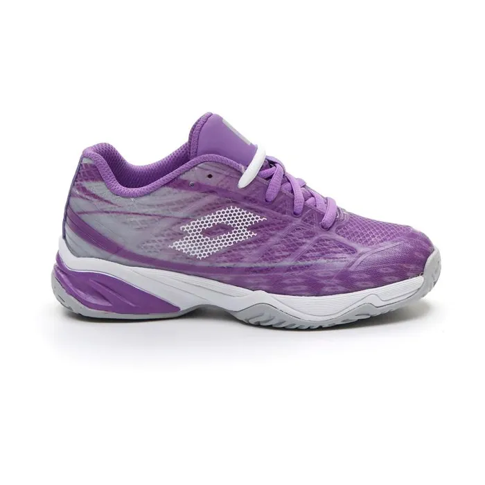 Lotto Sport Shoes ManWomanKids MIRAGE 300 ALR JR Bellflowerall Whitesilver Metal 2