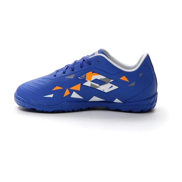 Lotto Sport Shoes ManWomanKids SOLISTA 700 V TF JR Amparo Blueall Whiteorange Beat