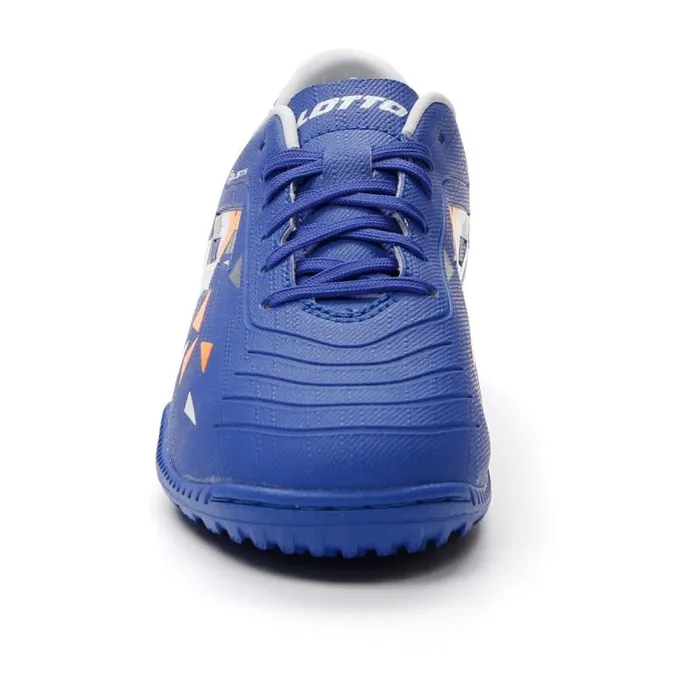 Lotto Sport Shoes ManWomanKids SOLISTA 700 V TF JR Amparo Blueall Whiteorange Beat