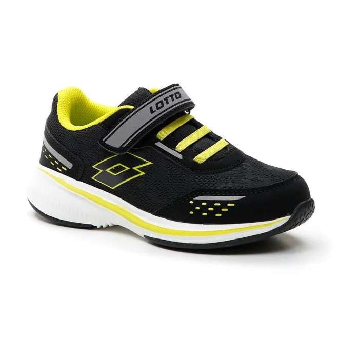 Lotto Sport Sneakers Kids SPEEDEVO 600 AMF CL S All Blackcool Gray 11cacacia Green