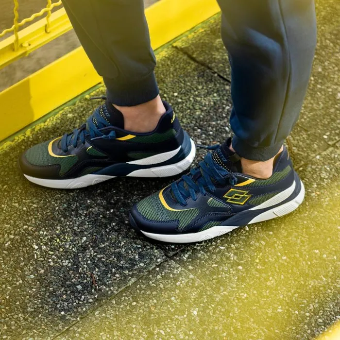 Lotto Sport Sneakers Man SIRIUS 03995 AMF Dark Bluethyme Dk Greenold Gold Lotto Sport Sneakers Man SIRIUS 03995 AMF Dark Bluethyme Dk Greenold Gold