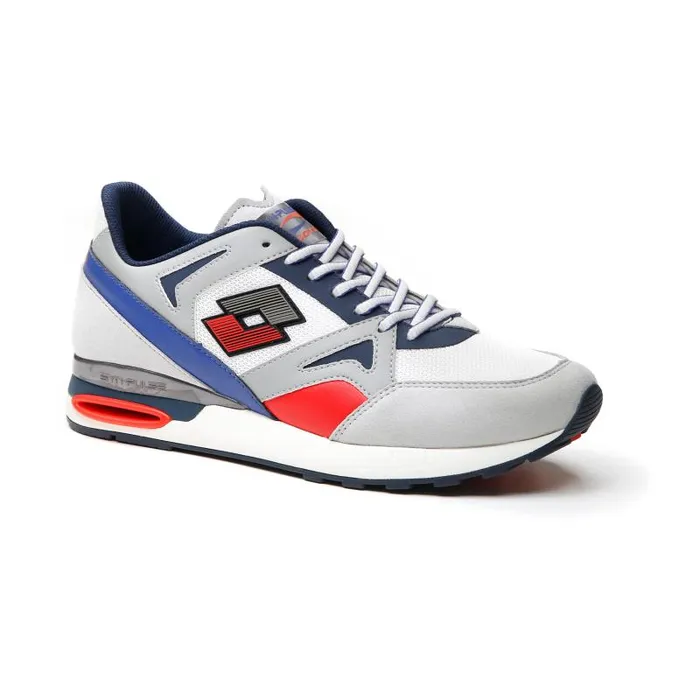 Lotto Sport Sneakers Man SYNPULSE 03993 II AMF Whitedress Blueflame Red Lotto Sport Sneakers Man SYNPULSE 03993 II AMF Whitedress Blueflame Red
