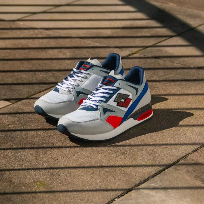 Lotto Sport Sneakers Man SYNPULSE 03993 II AMF Whitedress Blueflame Red Lotto Sport Sneakers Man SYNPULSE 03993 II AMF Whitedress Blueflame Red