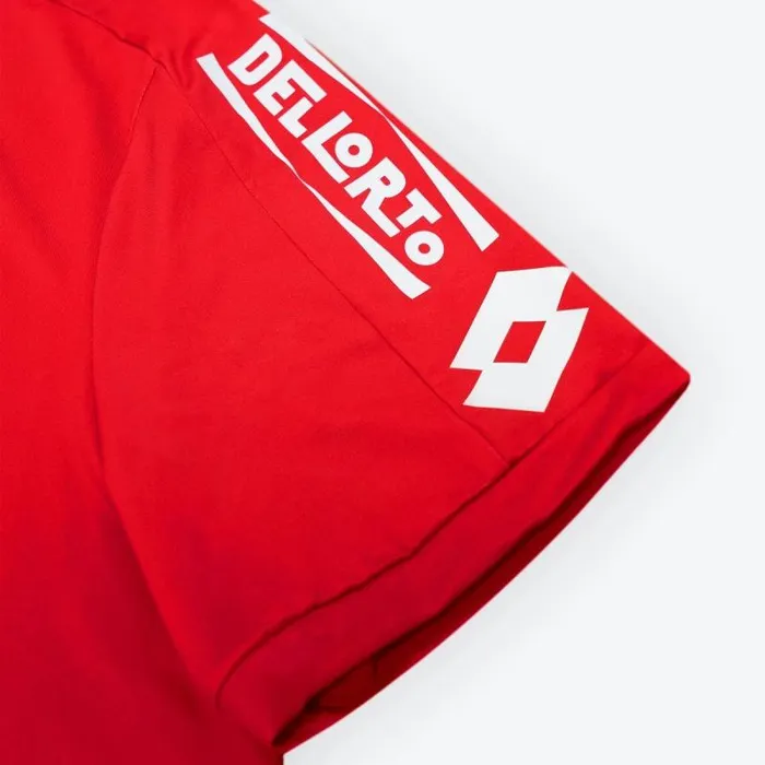 Lotto Sport Soccer Man AC Monza Home 2223 Authentic Flame Red Lotto Sport Soccer Man AC Monza Home 2223 Authentic Flame Red