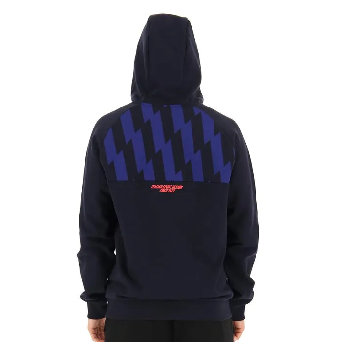 Lotto Sport Sweatshirts Man LOGO VI SWEAT HD FL Navy Blue