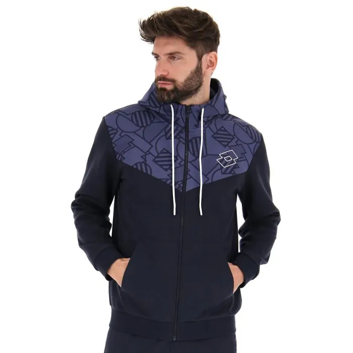 Lotto Sport Sweatshirts ManWoman ATHLETICA PRIME SWEAT FZ Navy Blue