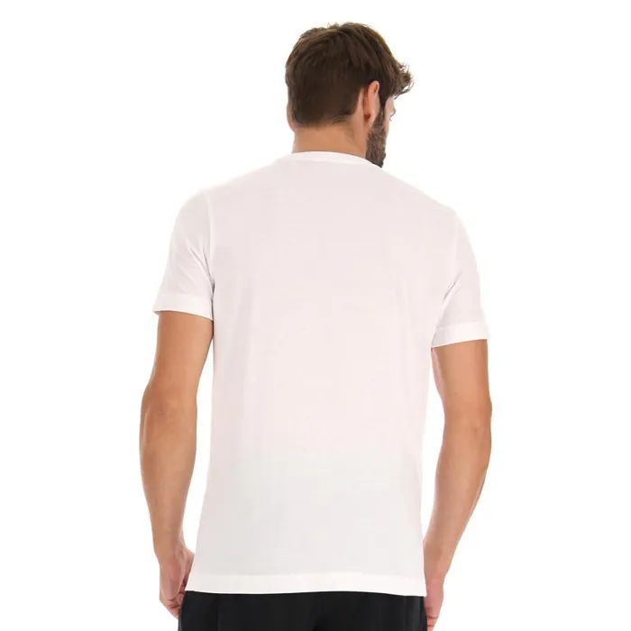 Lotto Sport TShirts Man TEE LOSANGA V Bright White Lotto Sport TShirts Man TEE LOSANGA V Bright White