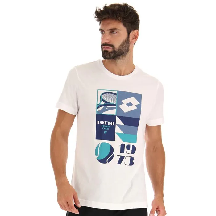 Lotto Sport TShirts Man TEE SUPRA V Bright White