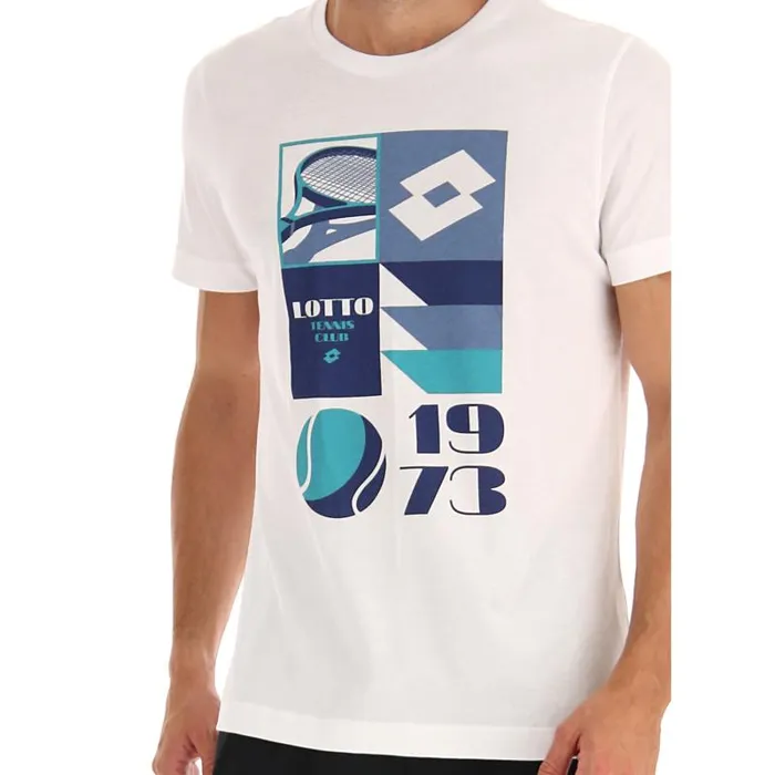 Lotto Sport TShirts Man TEE SUPRA V Bright White